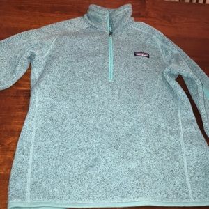 aqua blue patagonia jacket